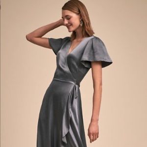 Ghost London Phoebe Dress in Hydrangea, XS